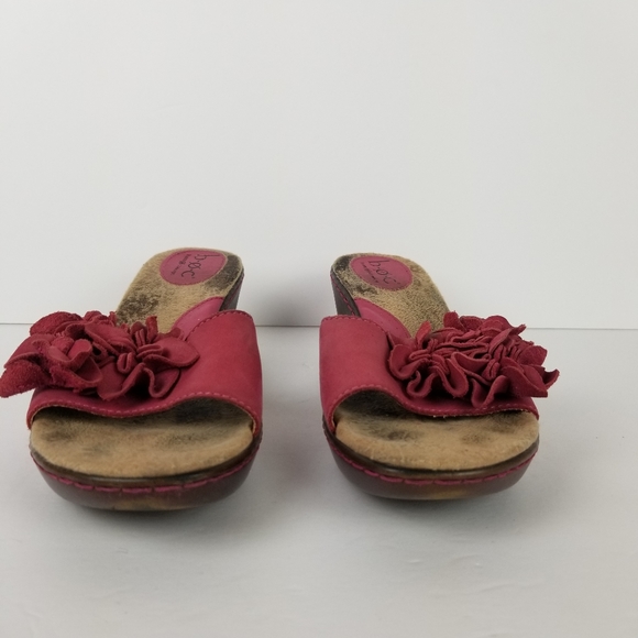 B.o.c. born concepts pink leather slide wedges - Picture 8 of 8